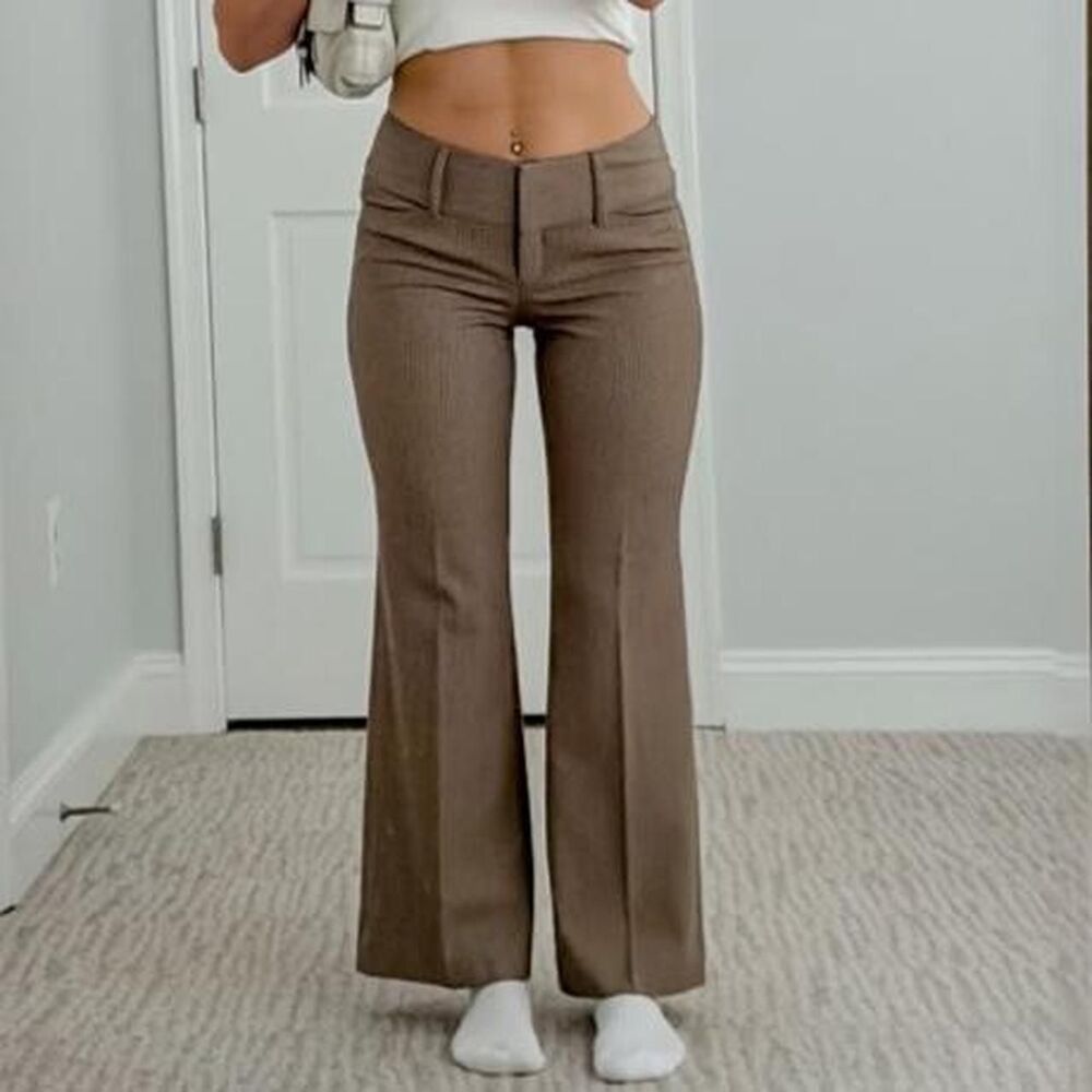 y2k low rise express dress pants low rise trouser 2000s size 4